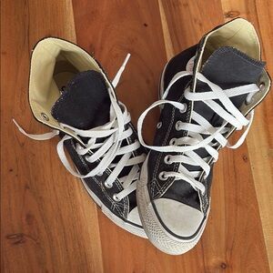 Converse Black and White High-Top Sneakers